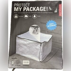 Kikkerland PROTECT MY PACKAGE Theft Deterrent